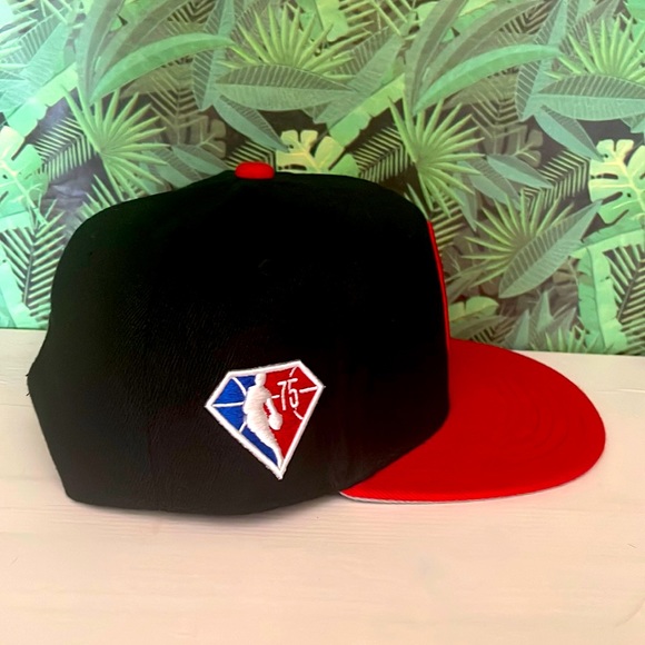 🔴🖤New era Portland trailblazers 75 nba anniversary SnapBack hat - Picture 3 of 5